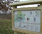 The sign is located near the visitor center at Ballard Nature Center, Altamont, IL.