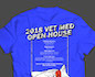 T-shirt (back)  design and illustrations for the University of Illinois College of Veterinary Medicine 2018 Open House